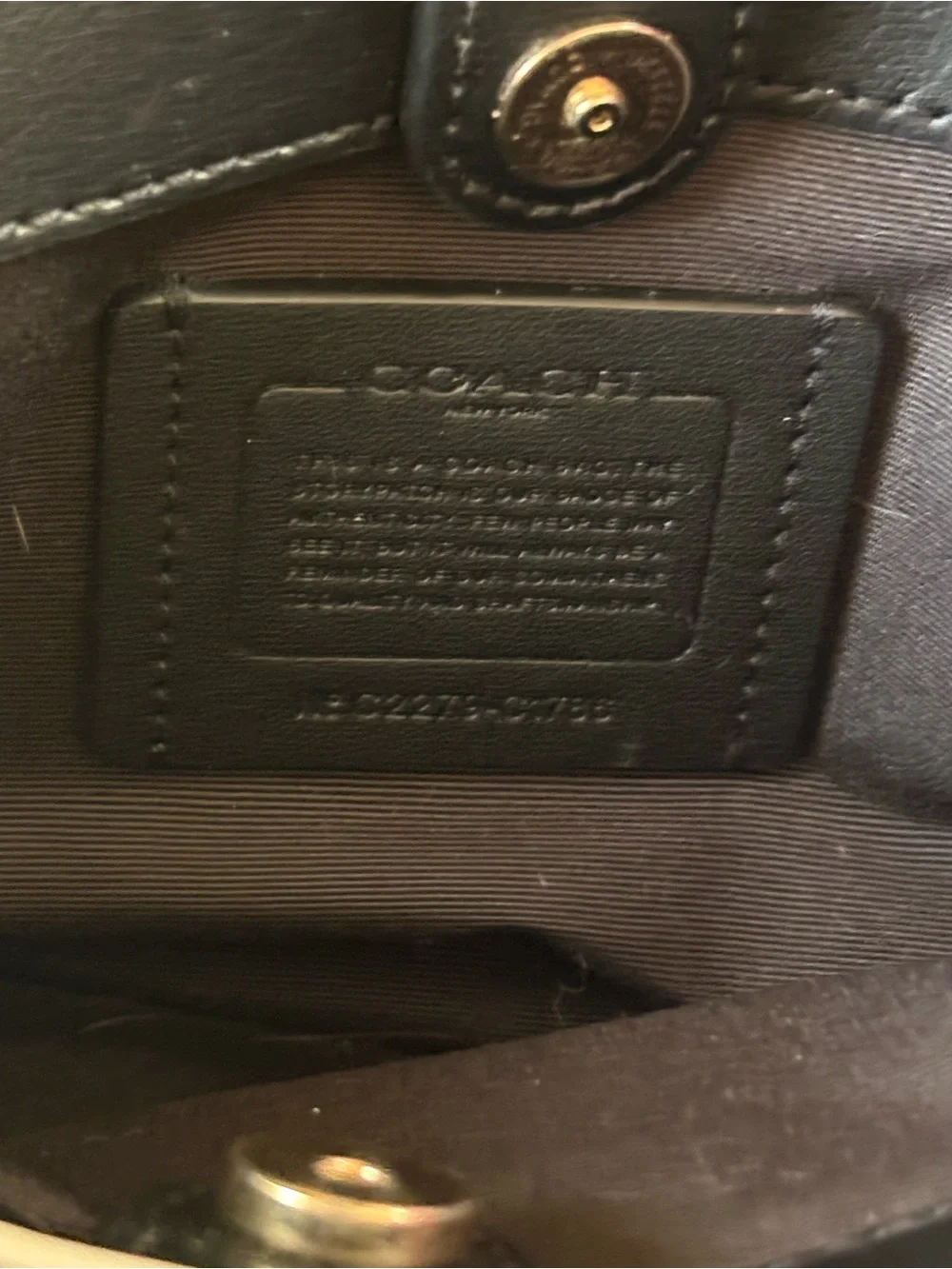 Coach mini Lillie carryall with signature canvas detail with matching wallet OBO